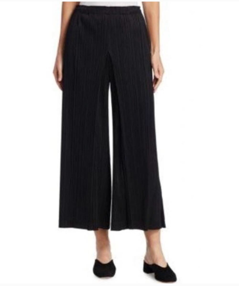 me ISSEY MIYAKE FINE KNIT PLEATS BLACK One Size Japan